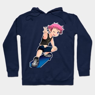 Shiro Pinker skating Hoodie